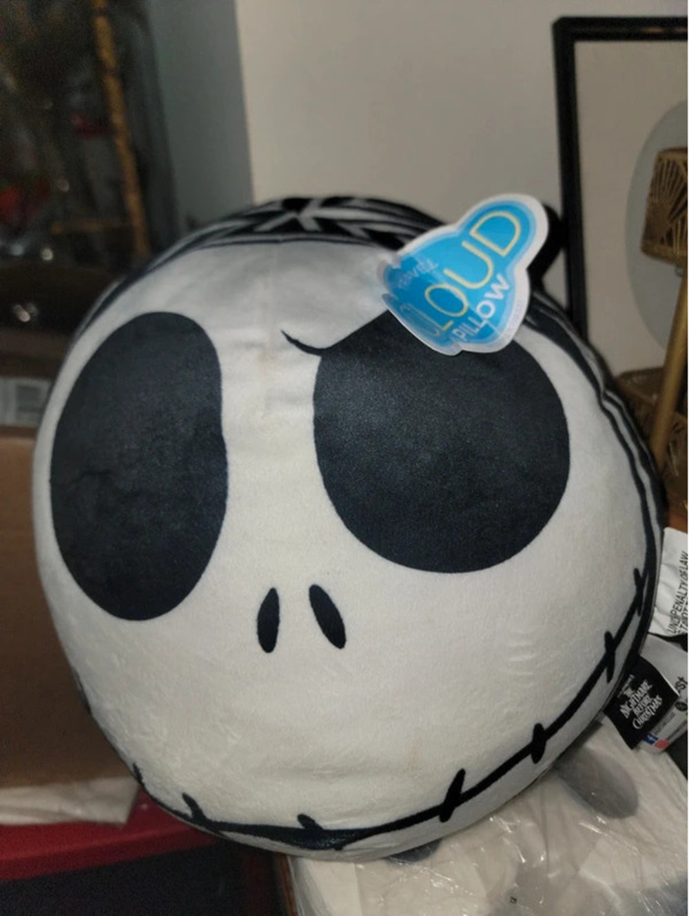 Jack skellington squish pillow